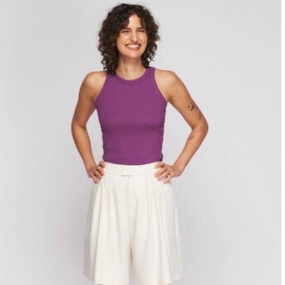 KOTN Racer Tank Purple Small - Picture 2 of 5